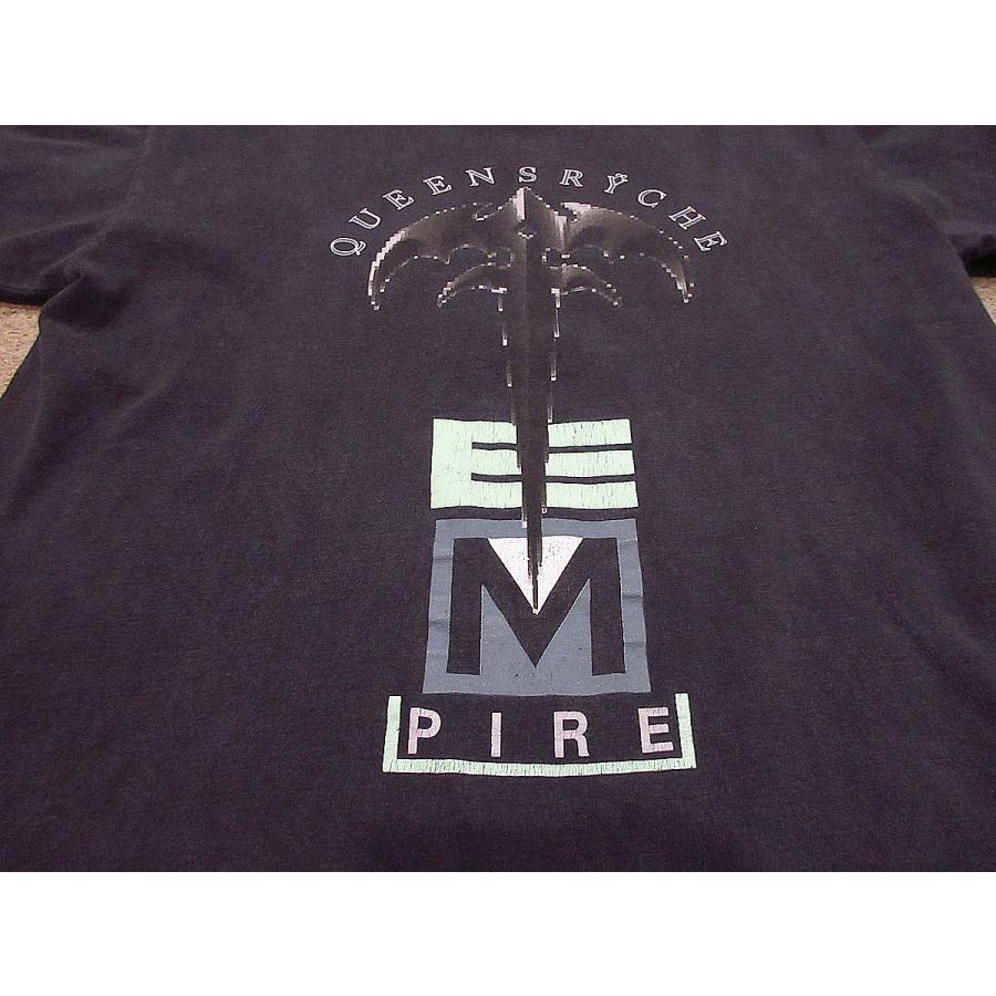 ビンテージ90's○QUEENSRYCHE 1991年ツアーTシャツ黒size L○240808j2