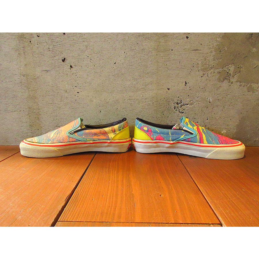 ビンテージ70's○DEADSTOCK VANS SLIP-ON マーブルsize 7○240209k5-m
