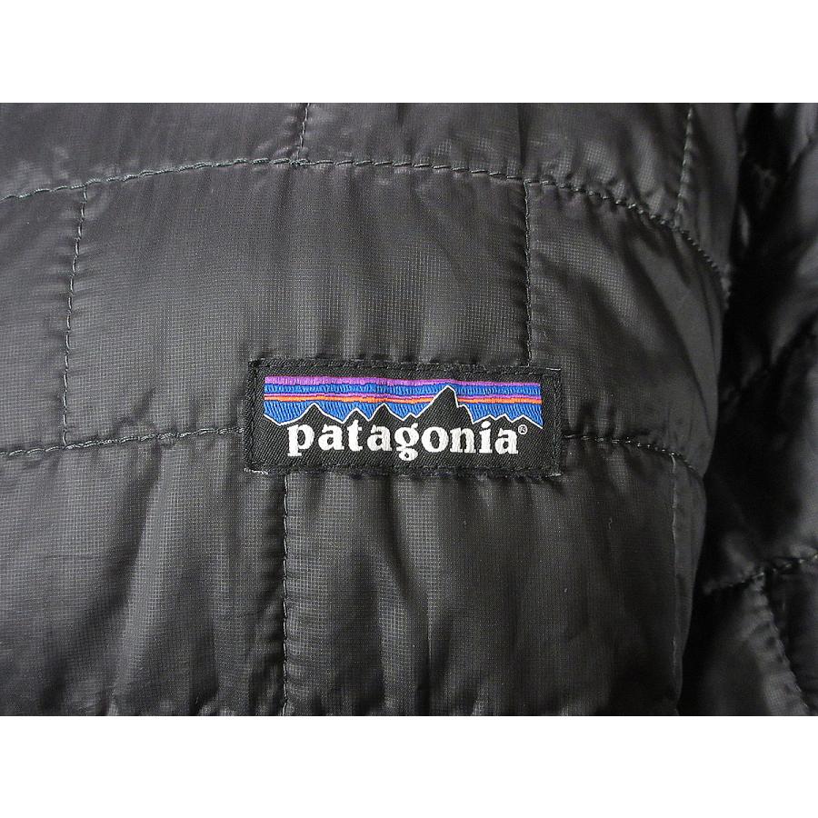 Patagoniaナノパフジャケット黒size XL○241016i3-m-jk-dwn企業ロゴ