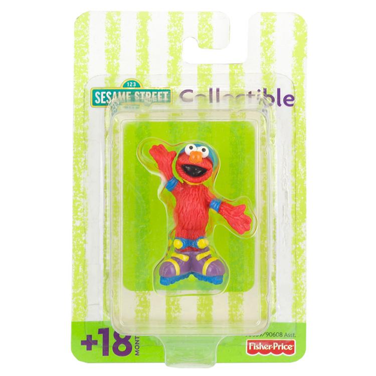 セサミストリート コレクティブル フィギュア エルモ PVC製 パッケージ