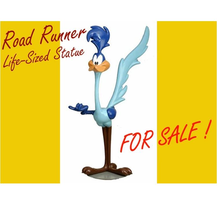 特大サイズ ロードランナー 等身大フィギュア ヘルメットホルダー