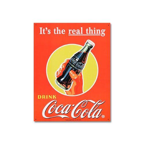 Coca Cola（コカコーラ） メタルサイン リアルシングボトル #1053 看板