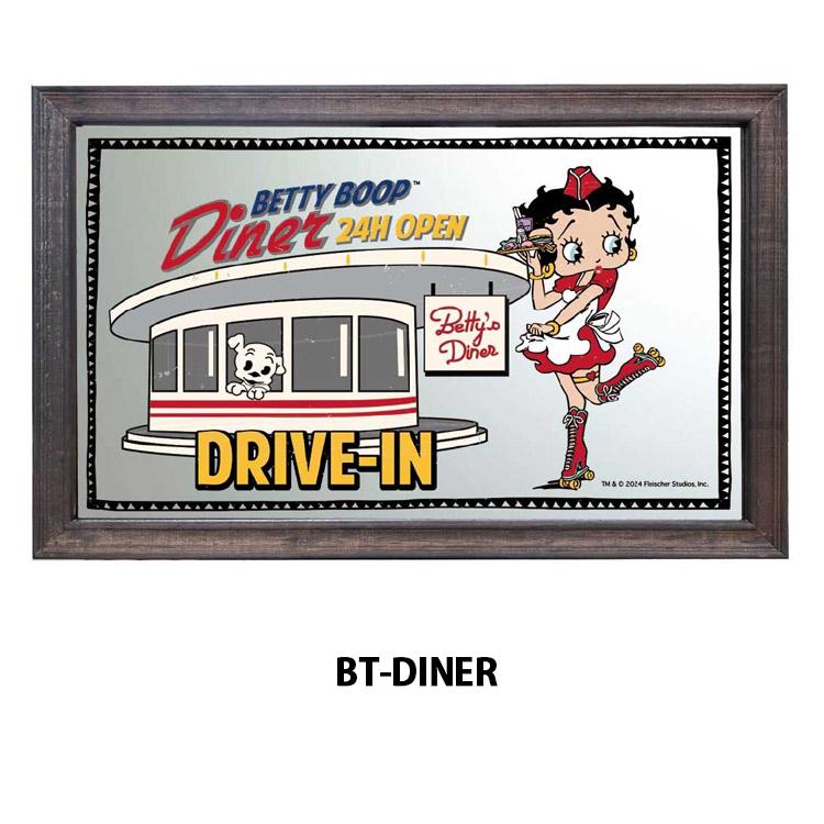 鏡 ウッド パブミラー スクエア 26×40cm ウッドフレーム 木枠