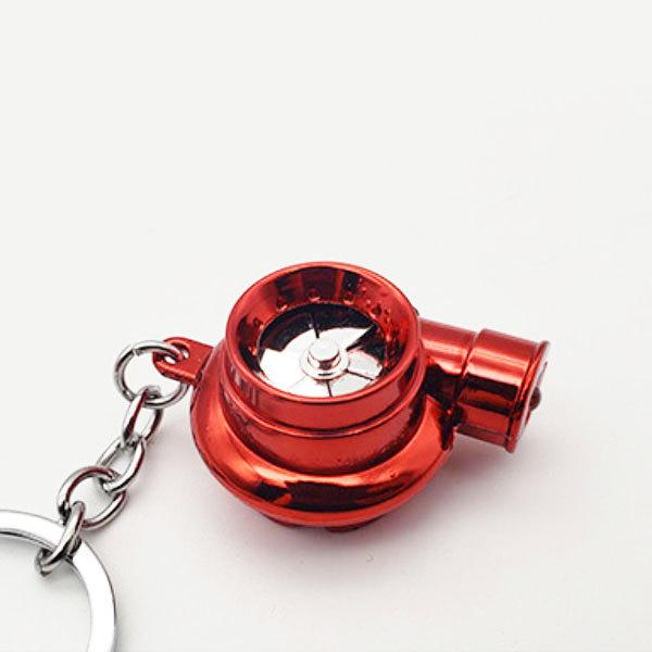 キーホルダー ターボ タービン音付き LED アクセサリー 自転車 車