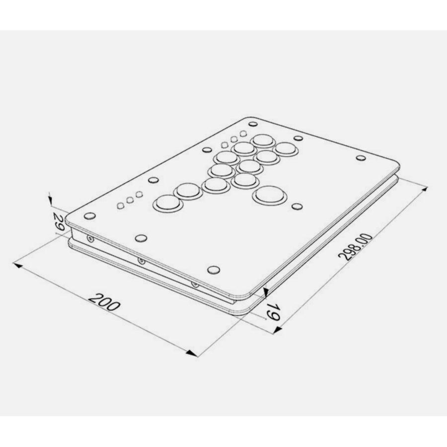 日本語説明書付 PUNKWORKSHOP パンクワークショップ アケコン レバー
