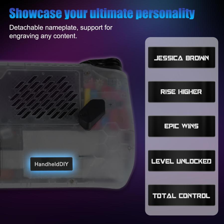 HandheldDIY Modcase for ROG Ally バックプレートアクセサリー 熱管理