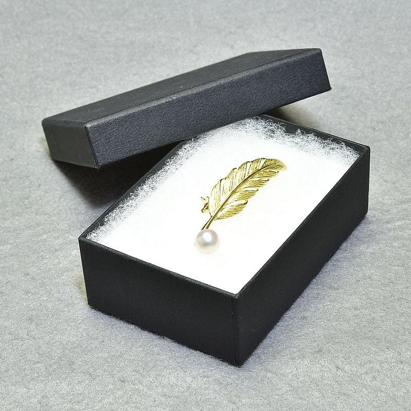 MIKIMOTO（ミキモト） 約7mm天然あこや真珠ブローチ K18YG あこや