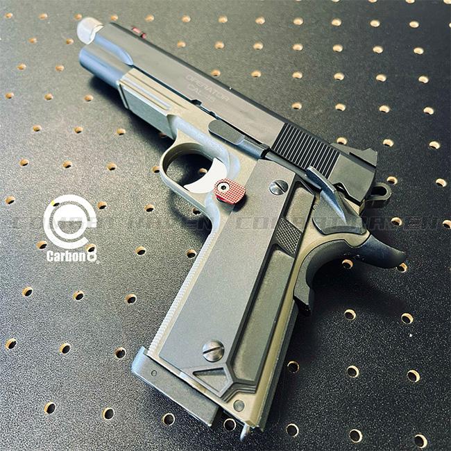 Carbon8】M45シリーズ＆HELLCAT4.3専用カスタムグリップパネル-FLAT