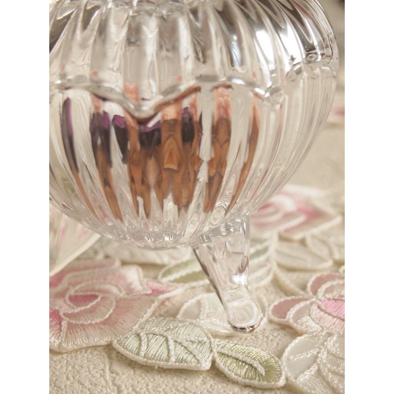 インテリア雑貨 クラシカル ガラスキャニスター キャンディポット