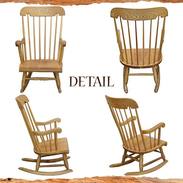 飛騨産業 ロッキングチェア 穂高 C63 キツツキ 木製 無垢 パーソナル