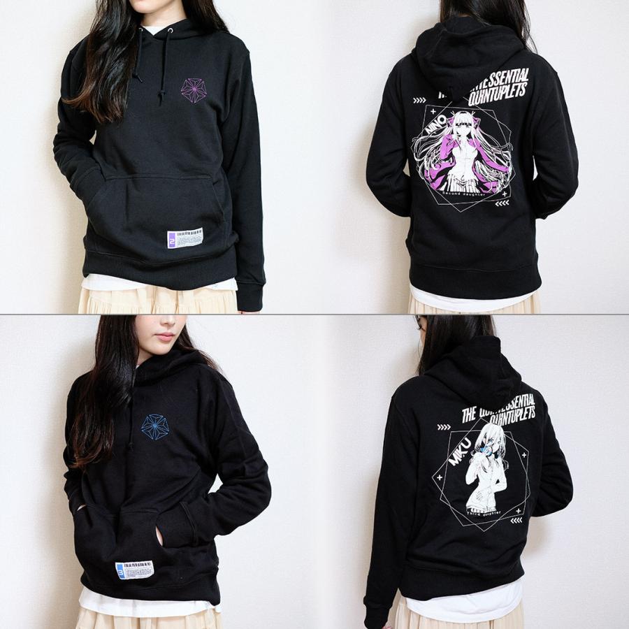 65％OFF】五等分の花嫁 グッズ 公式 パーカー 男女兼用 全5種 中野一花