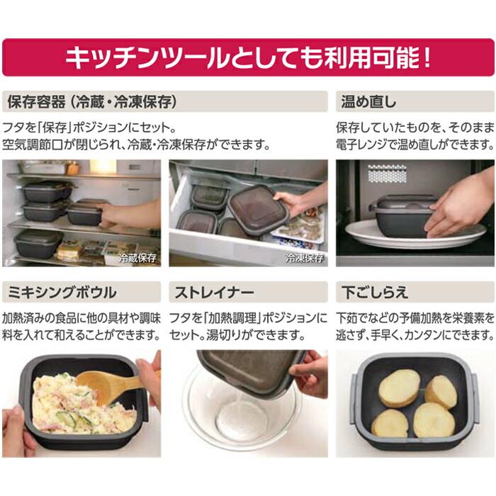 Iwatani（イワタニ） グルラボ マルチセット 電子レンジ調理器 レシピ