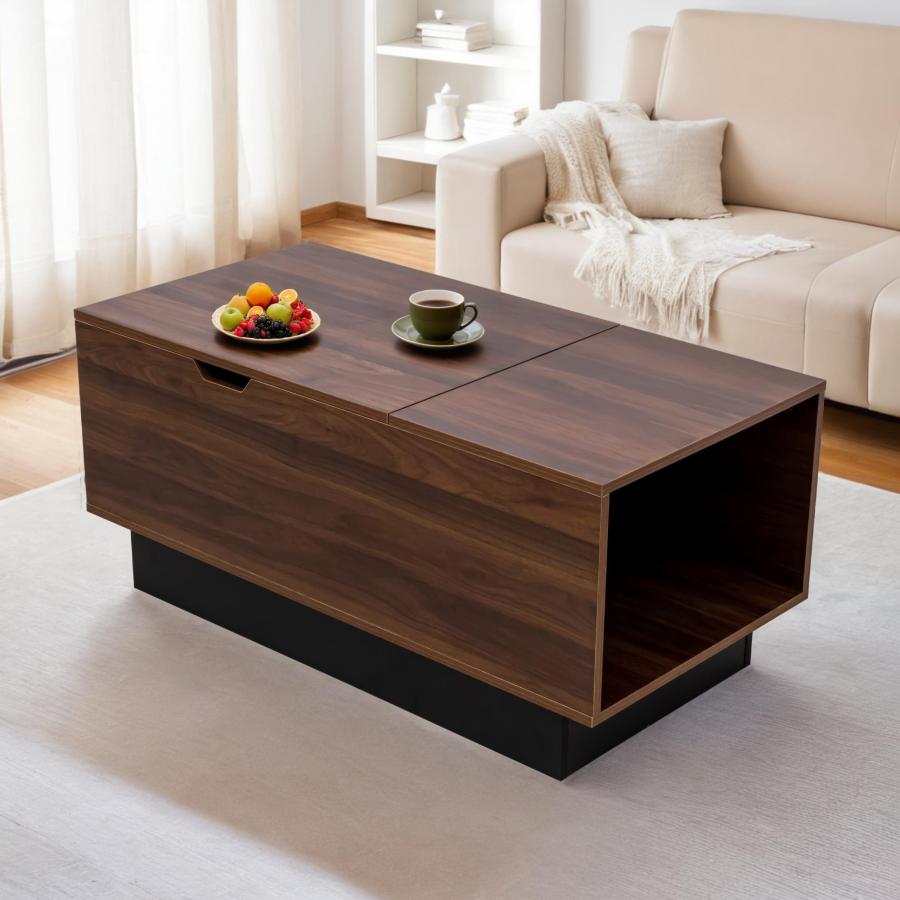 爆買WEEK☆全品5%引クーポン利用】センターテーブル 昇降テーブル 収納