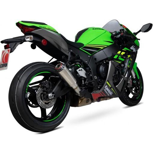 KAWASAKI カワサキ ZX-10R 16- スリップオン RED POWER 【SCORPION