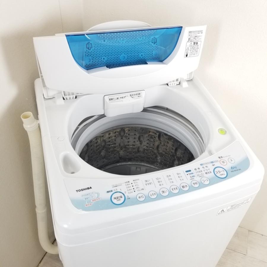 TOSHIBA（東芝） 中古 6.0kg 全自動洗濯機 ピュアホワイト AW-60GF