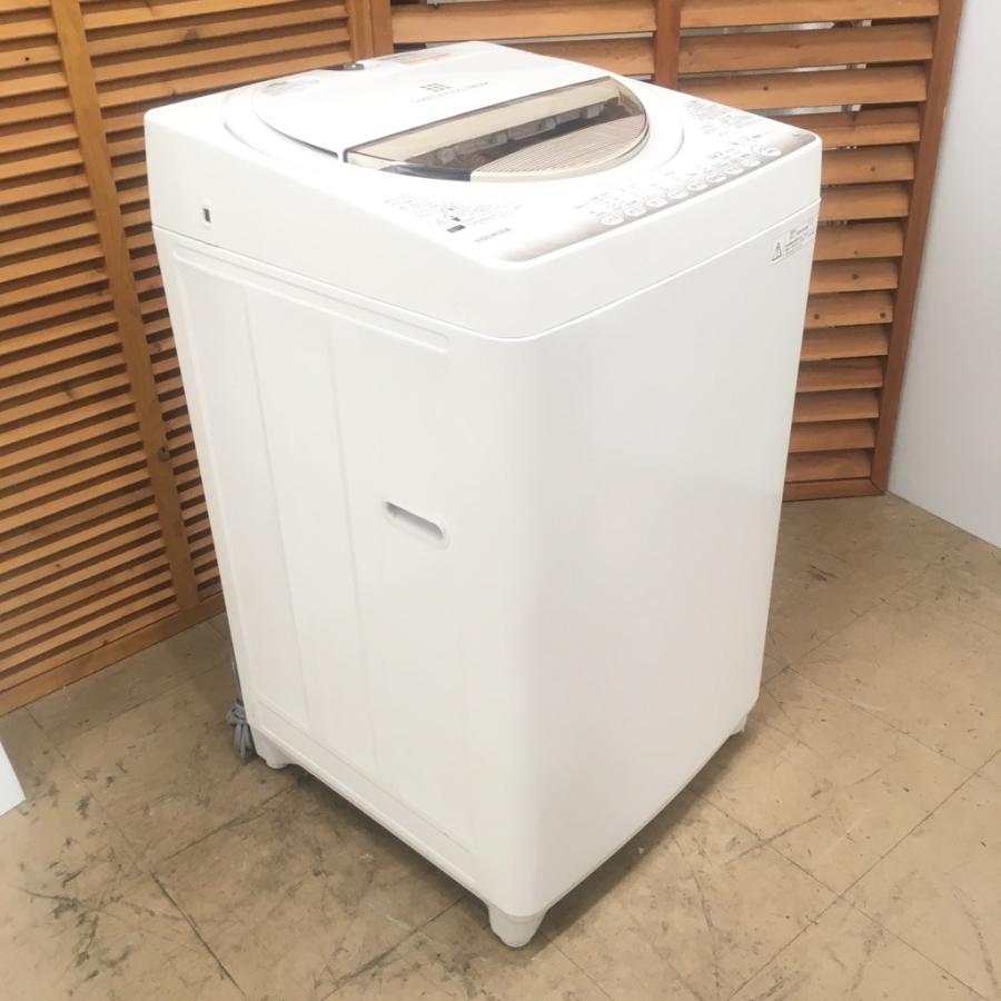 TOSHIBA（東芝） 中古 6.0kg 全自動洗濯機 AW-6G2(W) 2015年製 グラン