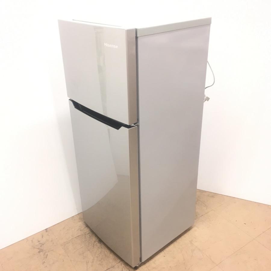 中古 120L シルバー 2ドア冷蔵庫 ハイセンス HR-B12AS 2018年製 美品