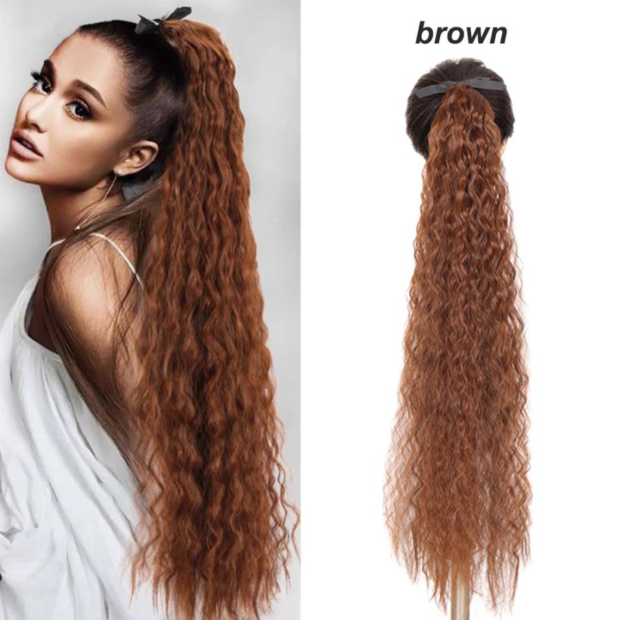 ロング ポニーテール ストレート エクステ エクステンション かつら