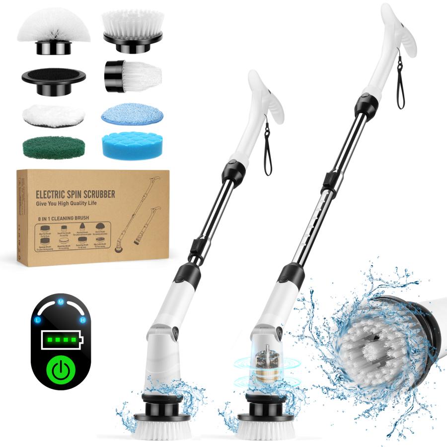 在庫処分】電動 お掃除ブラシ バスポリッシャー お風呂掃除 回転