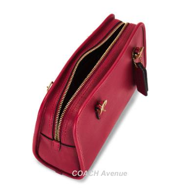 COACH（コーチ） COACH CM565 スウィング ジップ バッグ ルビー レッド