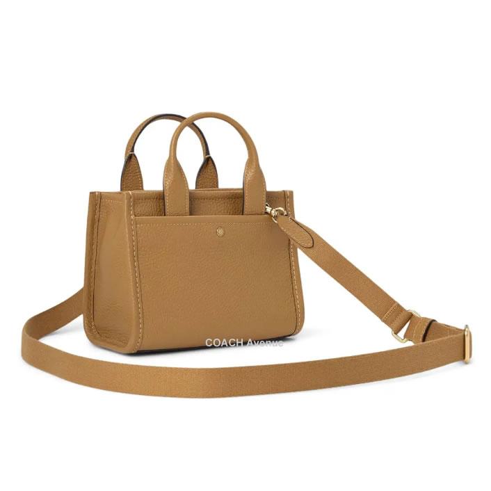 COACH（コーチ） COACH CAO26 カーゴ トート バッグ 20 レザー ハニー