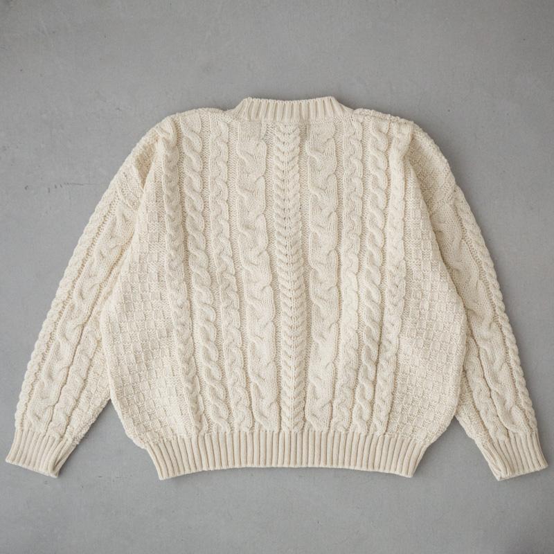 Oldderby Knitwear 英国製 オールドダービー ニットウェア アラン編み