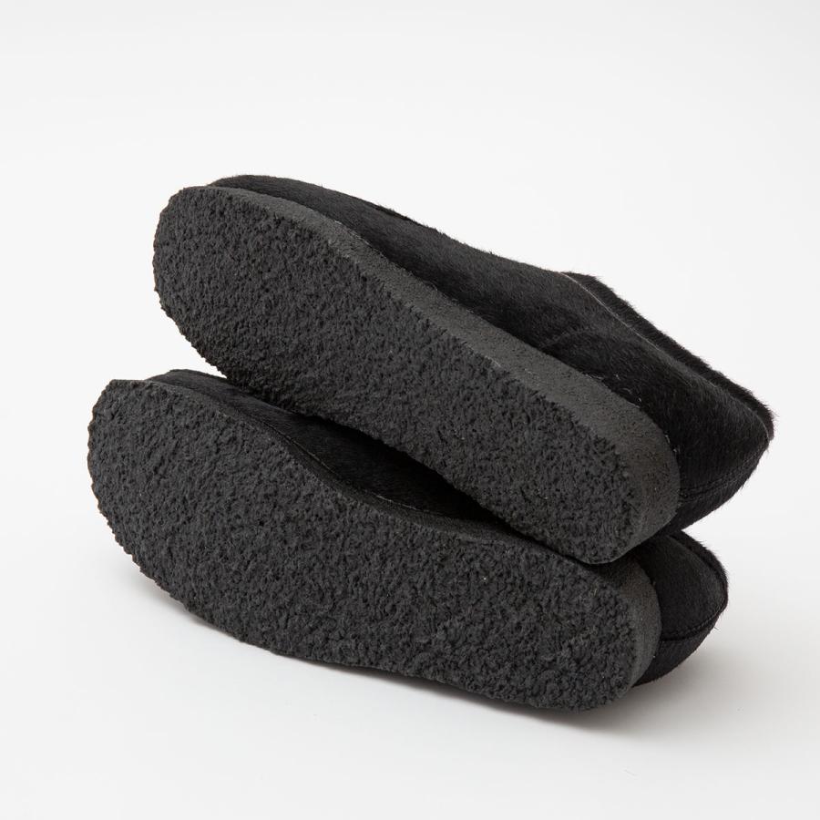 Clarks（クラークス） ワラビー ブラックヘアーオン Clarks Wallabee