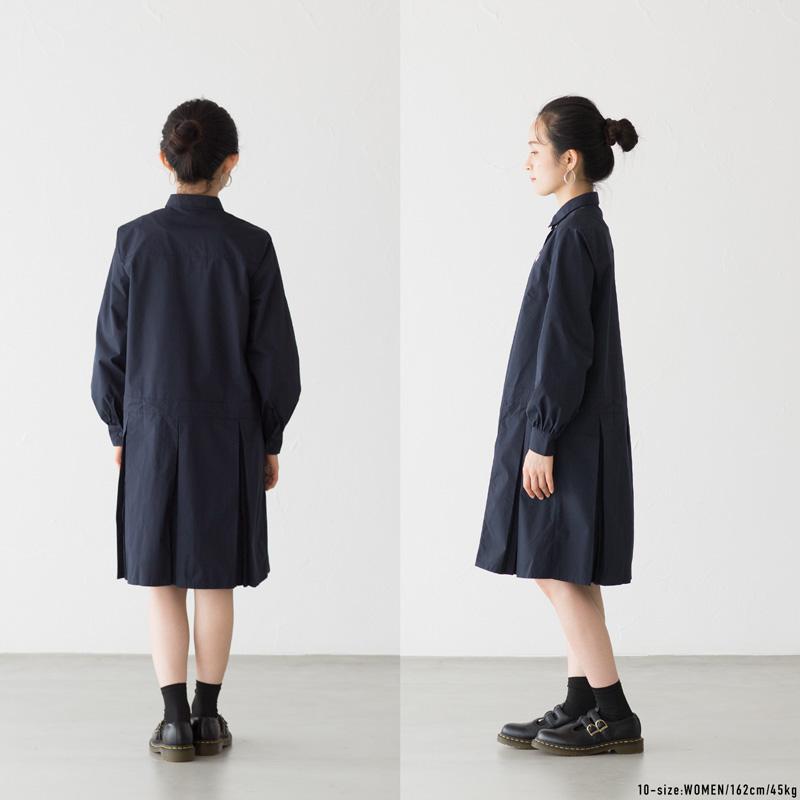 FRED PERRY（フレッドペリー） プリーツ シャツ ドレス D4163