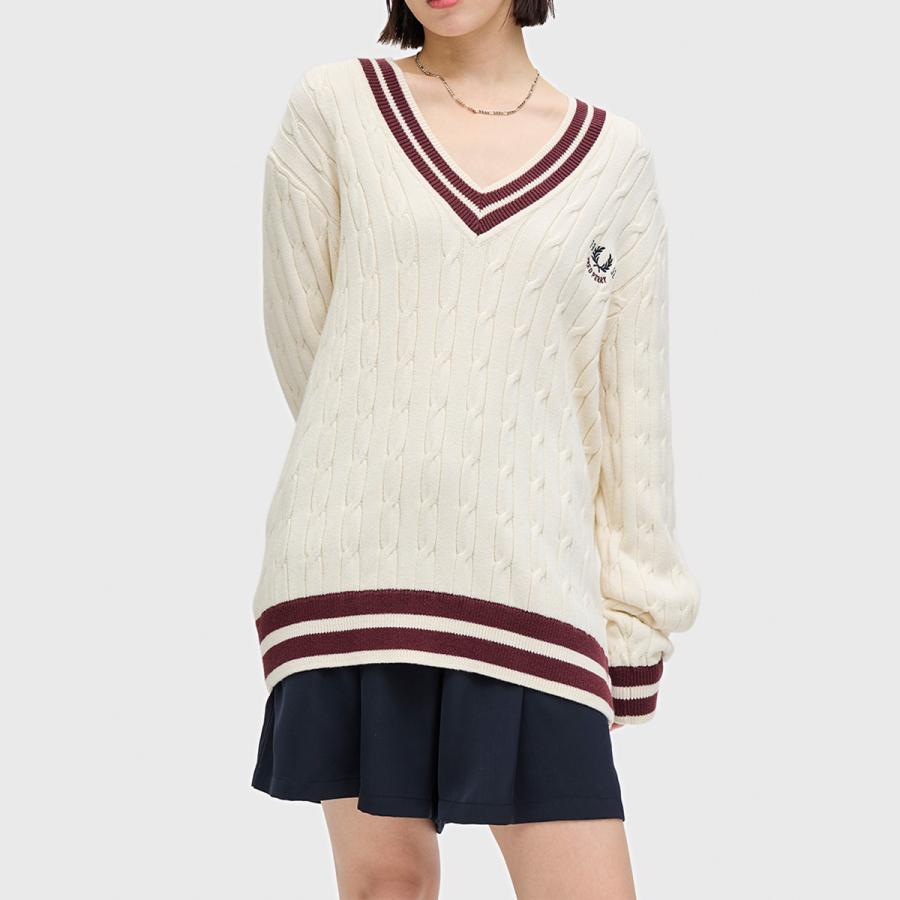 FRED PERRY（フレッドペリー） ケーブル ニット テニス ジャンパー