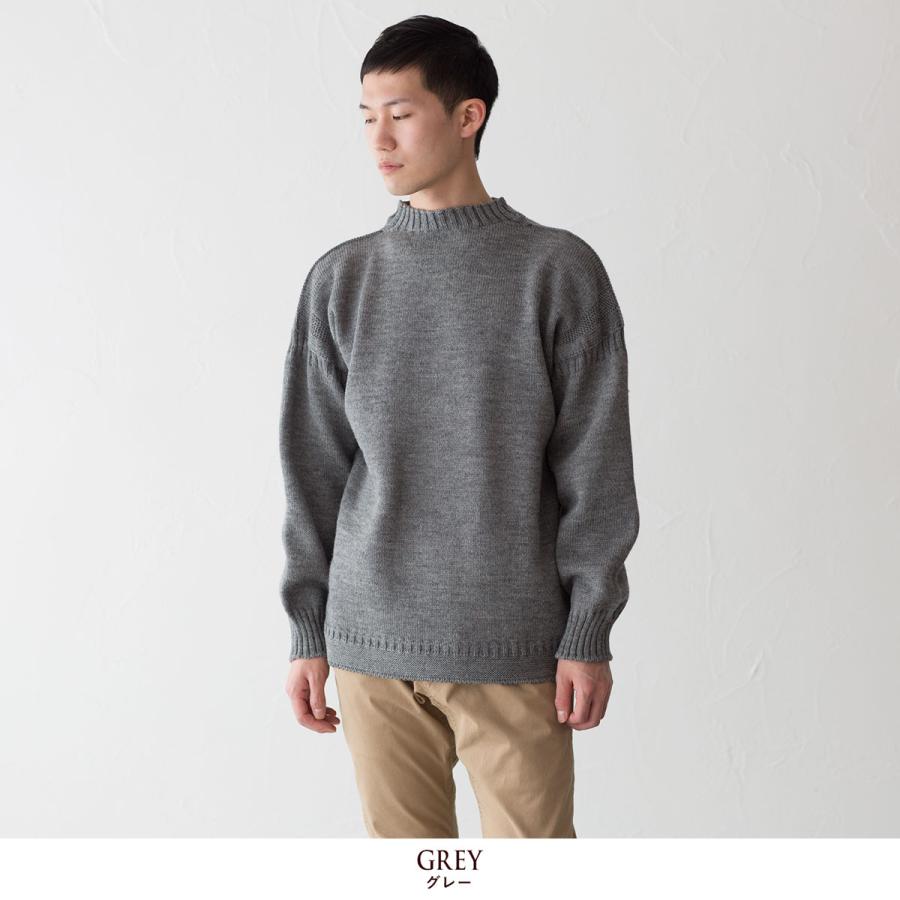 英国製】 ガンジーウーレンズ ガンジーセーター GUERNSEY WOOLLENS