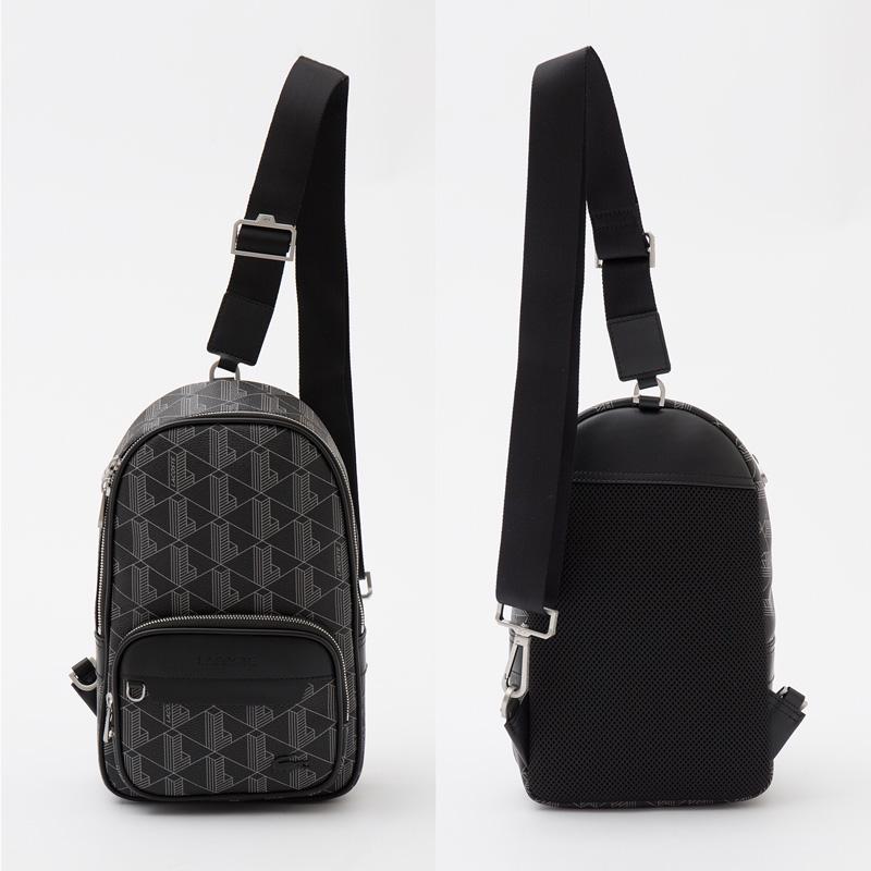 LACOSTE（ラコステ） ザ ザ ブレンド モノグラムプリント ボディバッグ
