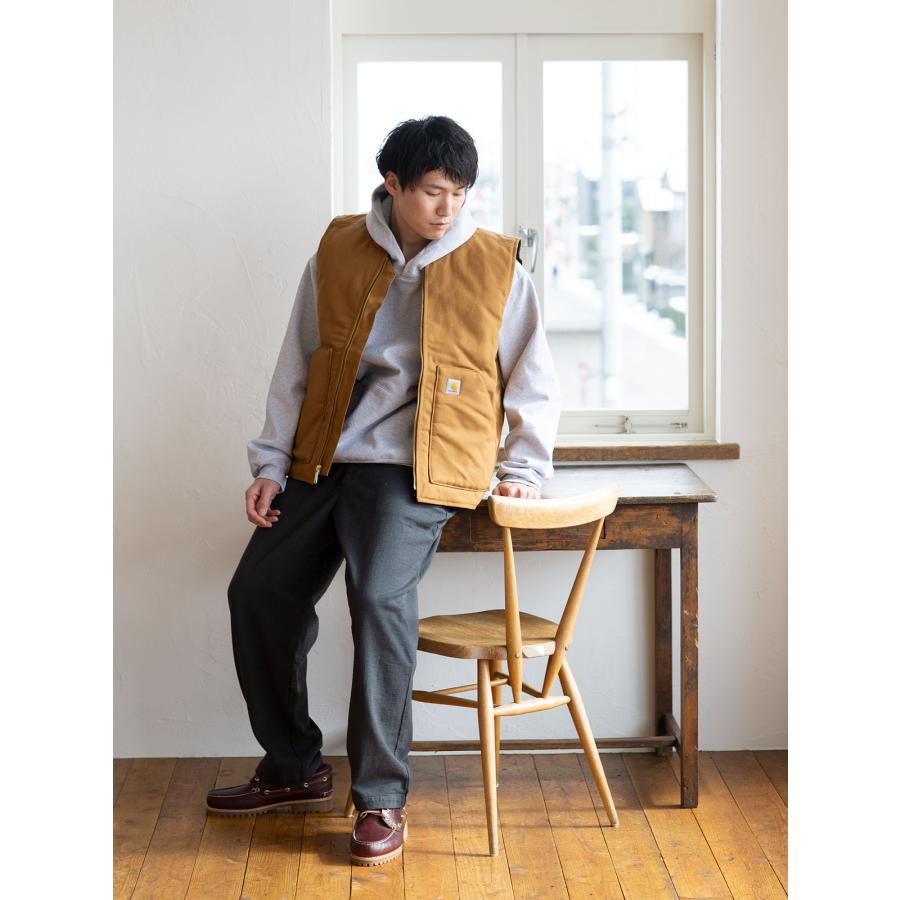 カーハート ダック ベスト キルティング裏地 中綿 カーハート