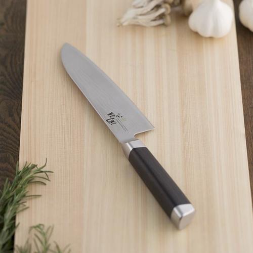 貝印 関孫六 セラミックシャープナー＆ダマスカス 三徳包丁 2点セット