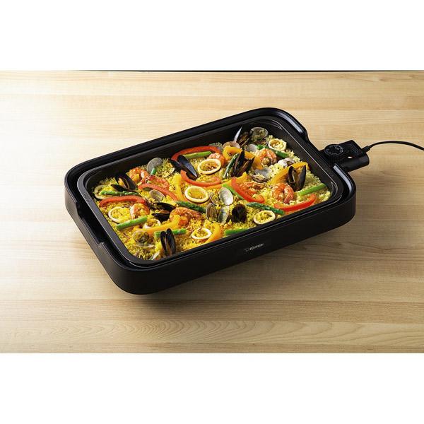 あすつく) 象印マホービン:象印ホットプレート やきやき 2枚 ブラック