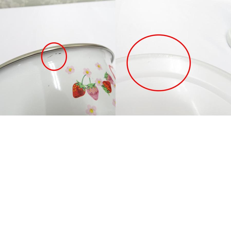 ハローキティ sanrio 調理器具 サンリオ HELLO KITTY ホーロー鍋 両手