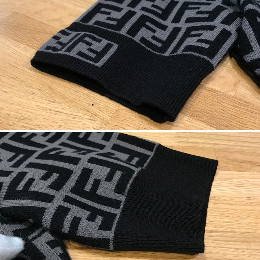 FENDI（フェンディ） 【超美品】フェンディ FF柄 ズッカ柄 半袖 ニット