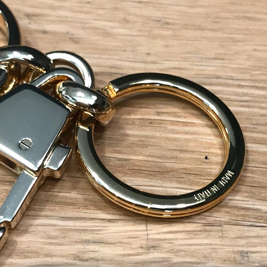 GUCCI（グッチ） 【新品同様】グッチ ダブルG キーチェーン キーリング