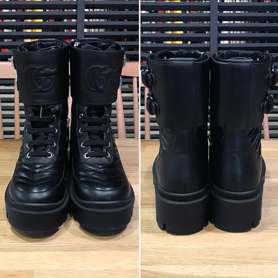 GUCCI（グッチ） 【超美品】グッチ GGマーモント Vステッチ ショート