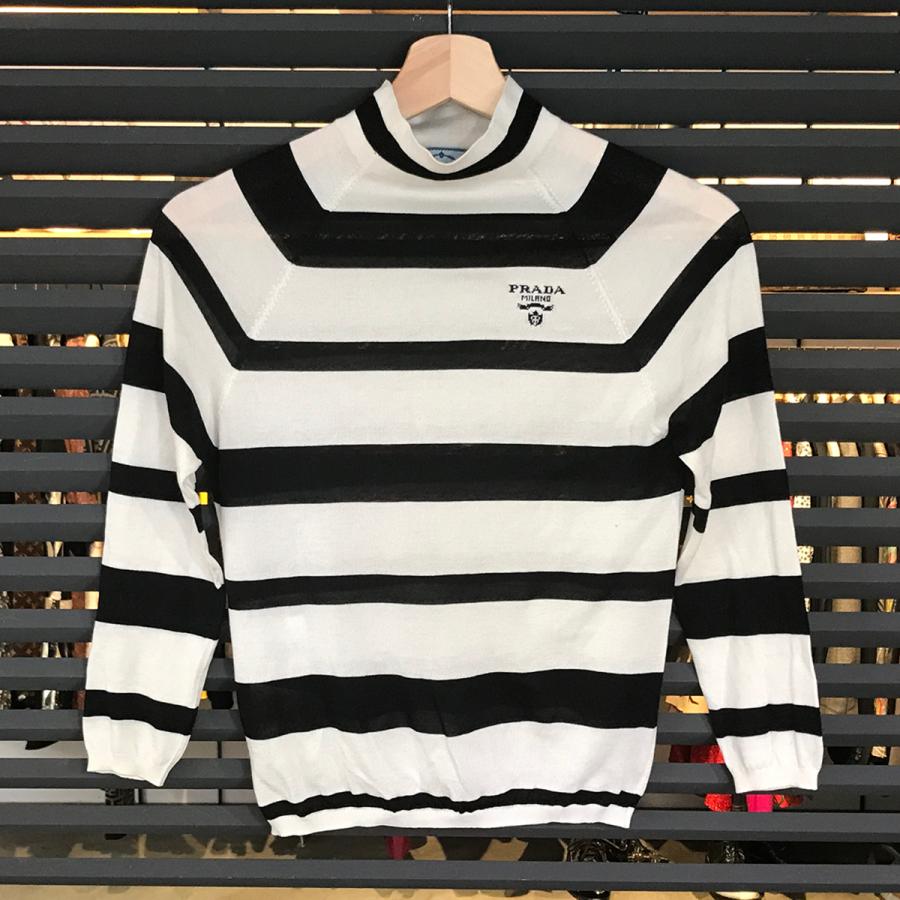 PRADA（プラダ） 【超美品】プラダ 22SS モックネック ニット セーター