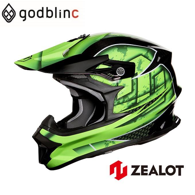 ZEALOT ジーロット オフロードヘルメット カーボン フルフェイス