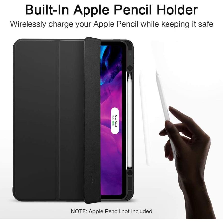 ESR ESR iPadPro 12.9 ケース Pencilホルダー付き ソフトフレキシブル