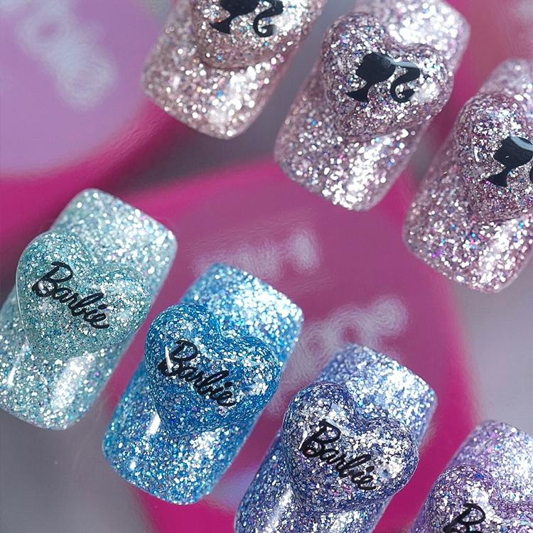 Barbie バービー クリスタルフラッシュジェル 6色セット No.1 : ネイル