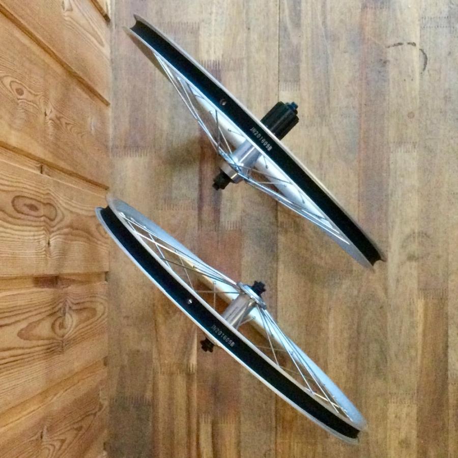 Wheel ホイール 前後セット 車輪 20インチ (406) 10/11段用 シルバー