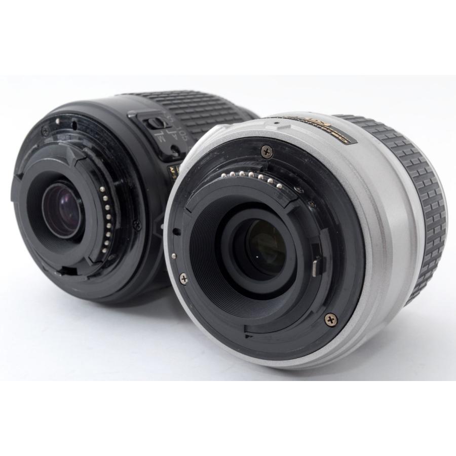 ニコン（Nikon） Nikon D40 ダブルズームセット シルバー 美品 SD