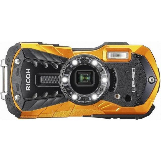 リコー（RICOH） 防水デジタルカメラ RICOH WG-50 オレンジ 防水14m耐