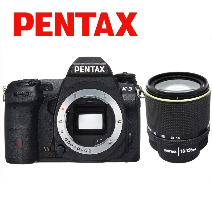 PENTAX K-3 II シルバー 一眼レフ 本体 DA18-135 望遠 PENTAX K-3 II