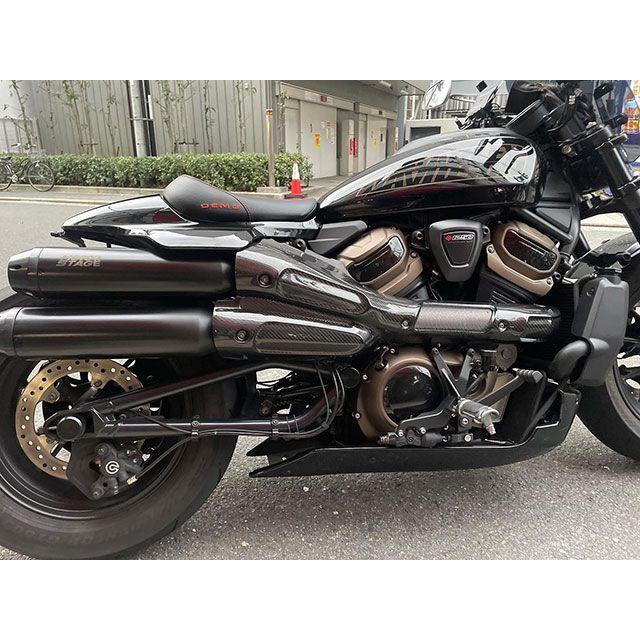 モーターステージ スポーツスターS ドライカーボン マフラーヒート