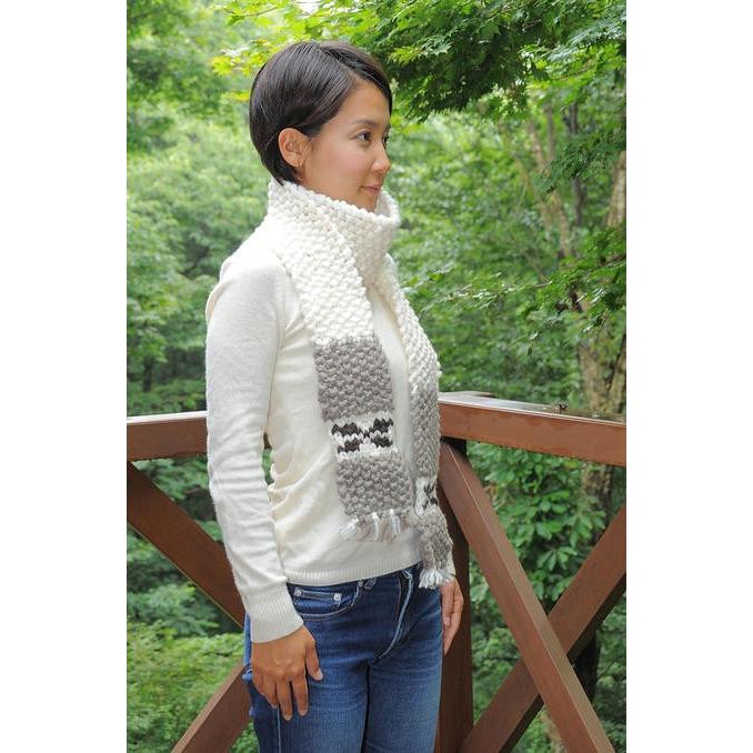 カウチンマフラー カナダ・フライヤーフックス社製 色：ノーマル