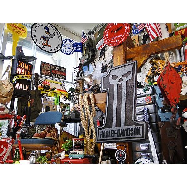 Harley Davidson（ハーレー・ダビッドソン） #1スカル ウッドサイン