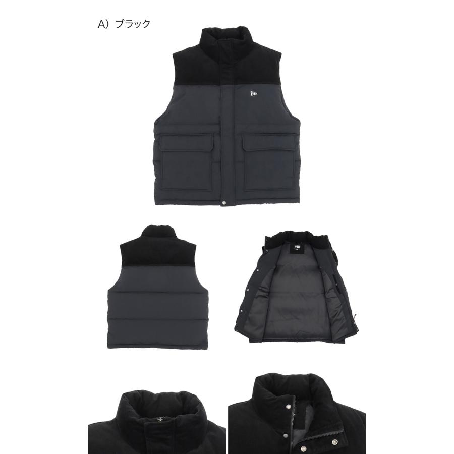 NEW ERA（ニューエラ） ダウンベスト コーデュロイ 無地 : ONSPOTZ